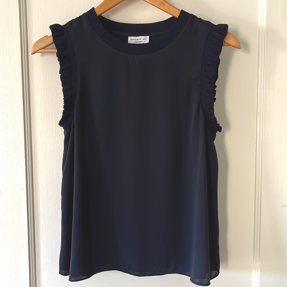 Current Air navy blouse